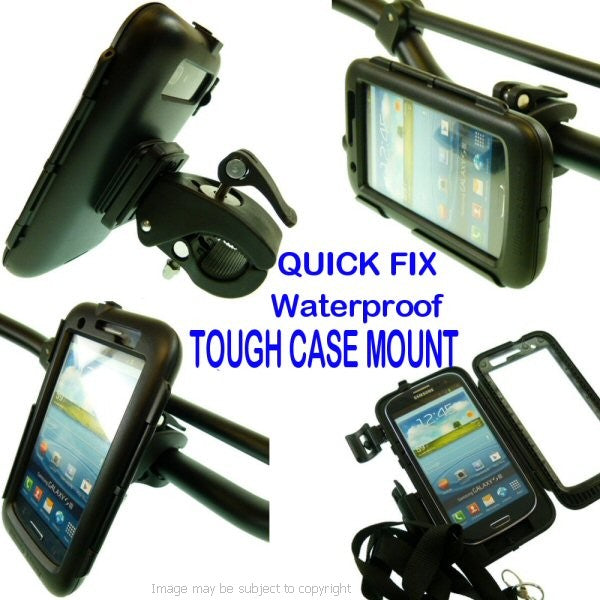 Quick Fix Galaxy S3 GT-i9300 Tough Case Motorcycle Bike Mount (SKU 15753)