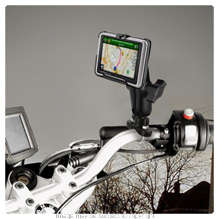 RAM MOTORCYCLE - BIKE HANDLEBAR or RAIL MOUNT for the GARMIN Dezl 560T, 560LT RAM-B-149Z-GA43U (SKU 10889)