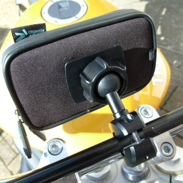 Waterproof iPhone 5 Motorcycle Rail Mount 8mm-16mm (sku 15115)
