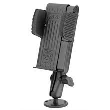 RAM QUICK RELEASE HOLDER with 1inch ball, round base and standard arm RAM-B-120 (SKU 3645)
