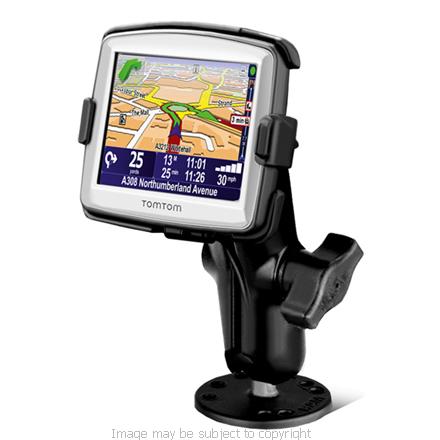 RAM FLAT SURFACE MOUNT with HOLDER for the TOMTOM ONE V4 RAM-B-138-TO7 (SKU 4616)