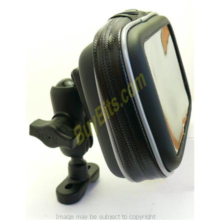 RAM Bike Handlebar Mount RAM-B-149z with ARKON Waterproof Case for the Garmin Nuvi 2360LT (SKU 11107)