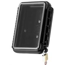 RAM MOTORCYCLE WATERPROOF WIDESCREEN medium AQUA BOX - internal size 4inch x 6inch x 1.75inch RAM-HOL-AQ6 (SKU 3554)