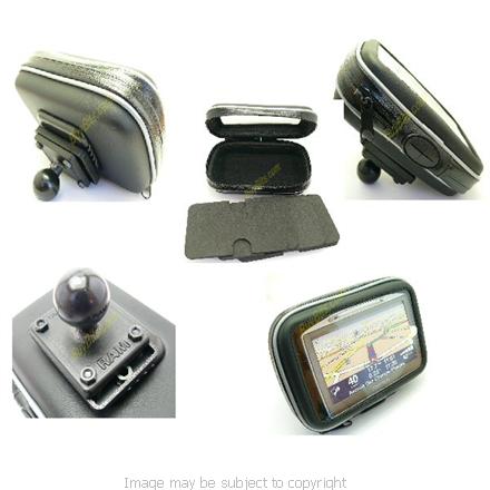 Universal Waterproof - Weather Proof GPS SatNav Case with RAM 1inch Ball Fitting for RAM Mounts (SKU 6525)