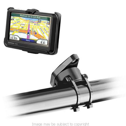 RAM EZ-ON - OFF HANDLE BAR MOUNT with HOLDER RAP-274-1-GA26U for the GARMIN NUVI 700 series (SKU 4789)