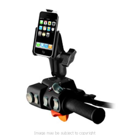 RAM RESERVOIR COVER with CENTRED BALL for the APPLE iPOD TOUCH 4G RAM-B-345-AP10u (SKU 9892)