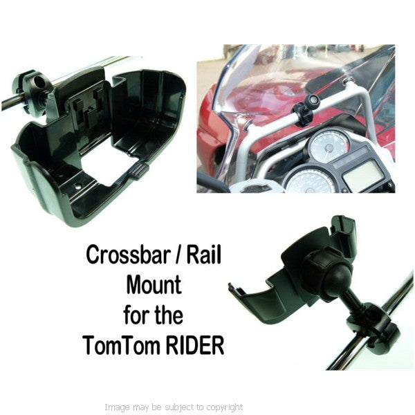 Motorcycle Crossbar Mount for TomTom Rider (sku 15079)