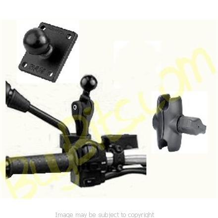 RAM MOTORCYCLE TWIST &amp; TILT MOUNT for the TOMTOM RIDER 2 RAM-B-360-347U (SKU 4919) - BuyBits Ltd UK
