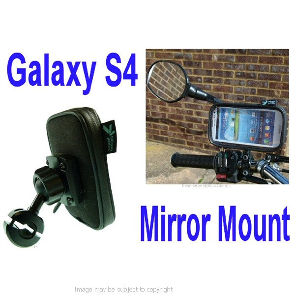 Waterproof Galaxy S4 GT-i9500 Scooter Mirror Mount (sku 16787)