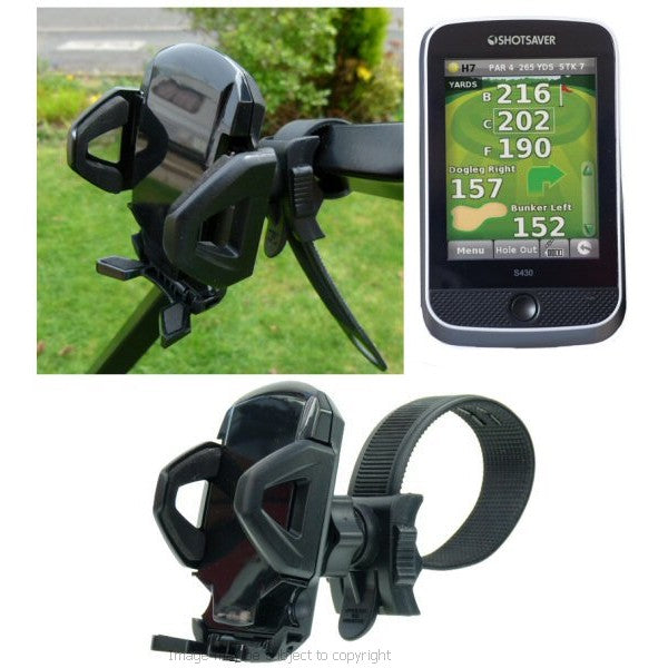 Locking Strap Snooper Shotsaver S430 GPS Golf Trolley Mount (sku 14264)
