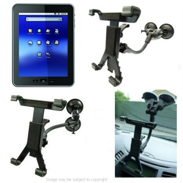 Ultimate Addons Dual Suction Cup Windscreen Mount for the Storage Options Scroll 8 Inch Tablet PC (sku 10349)