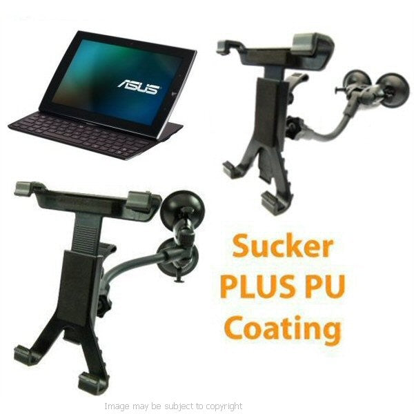 Ultimate Addons Dual Sucker PLUS Suction Cup Windscreen Mount for the ASUS Eee Pad Slider Tablet PC (sku 10575)