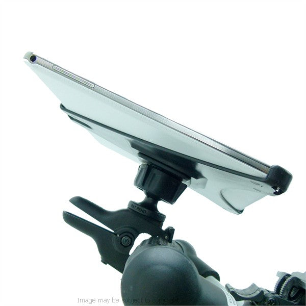 Small Tough-Clamp Golf Trolley Mount for Samsung Galaxy Note 10.1 2014 (sku 19337)