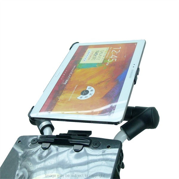 Small Tough-Clamp Golf Trolley Mount for Samsung Galaxy Note 10.1 2014 (sku 19337)