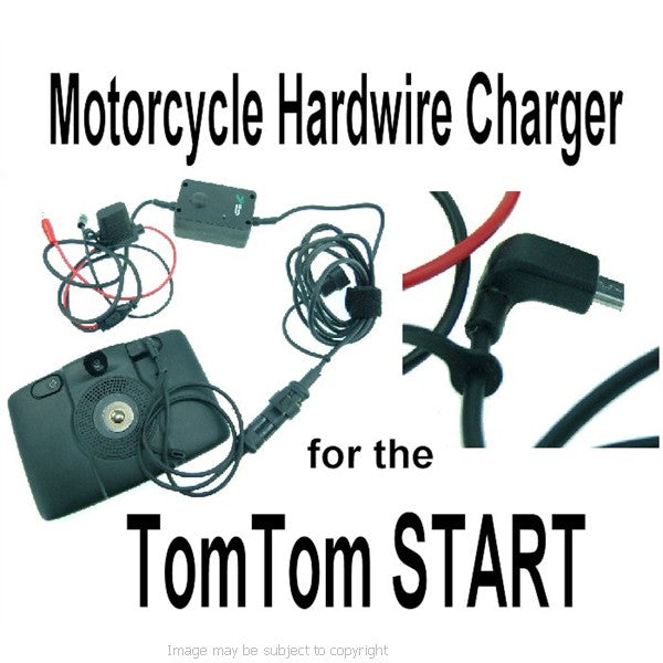 TomTom START2 - Start 2 Direct to Battery Hard Wire Motorcycle Charging Cable (SKU 15981)