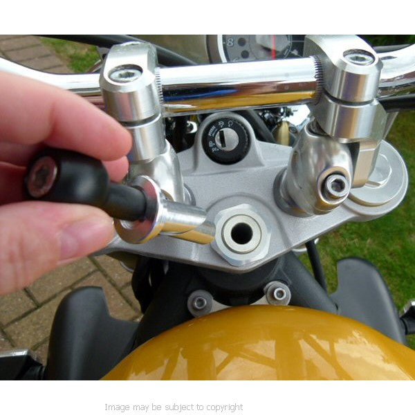 Easy Fit 13mm Motorcycle Bike Fork Stem Yoke Mount for the TomTom Urban Rider (sku 10941)