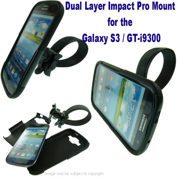 Impact Galaxy S3 GT-i9300 Motorcycle Bike Strap Mount (sku 15356)