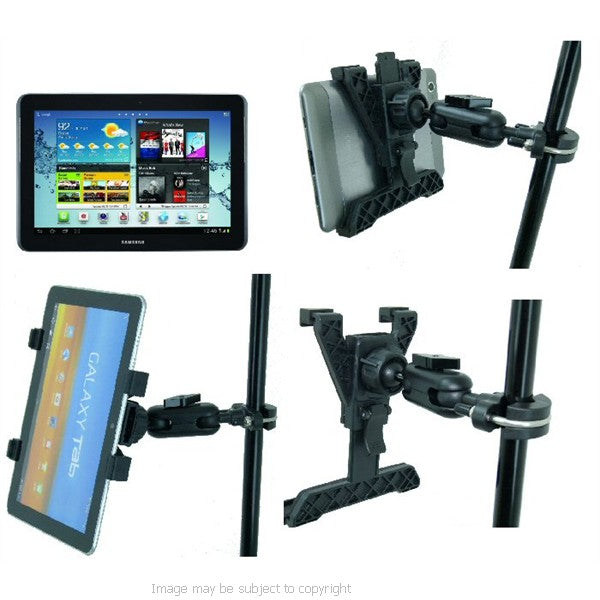 Secure Adjustable Galaxy TAB 2 10.1 GT-P5110 Music Microphone Stand Mount Holder (sku 16026)