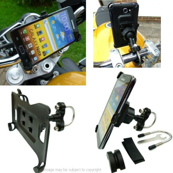 Galaxy Note Metal U Bolt Motorcycle Handlebar Mount (sku 14438)