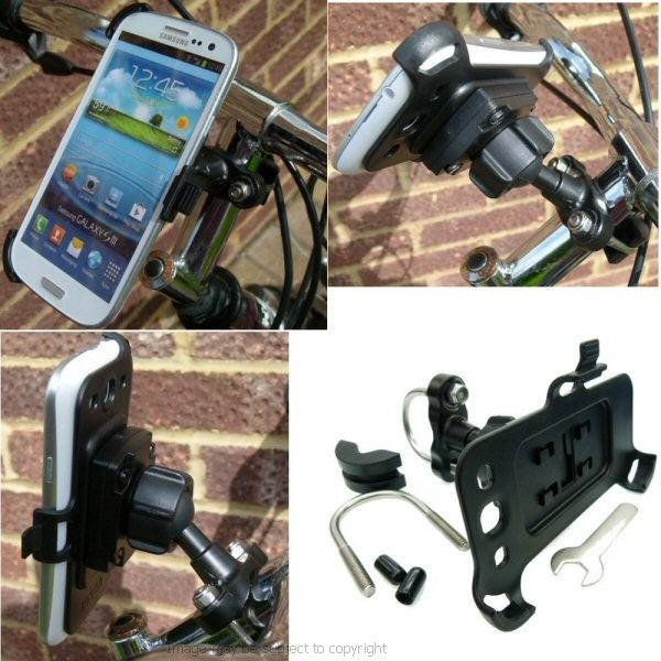 Metal U Bolt Galaxy S 3 S3 SIII i9300 Bike Cycle Mount (sku 14524)
