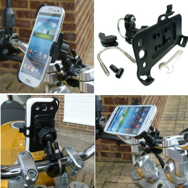 Metal U Bolt Galaxy S 3 S3 SIII i9300 Motorcycle Mount (sku 14521)