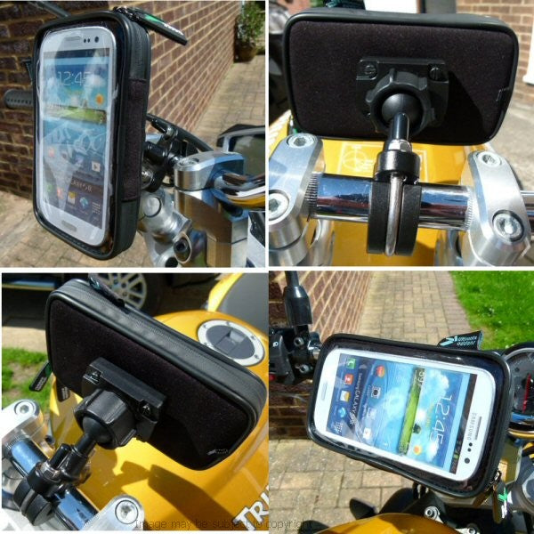 Metal U Bolt Galaxy S3 GT-i9300 Motorcycle Bike Mount (sku 14669)