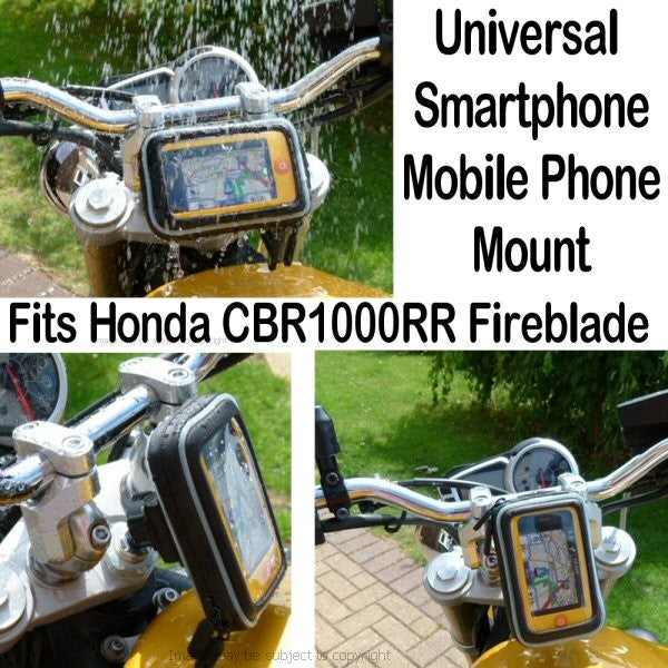 Honda CBR1000RR Motorcycle Fork Stem Yoke Smartphone Mount (sku 14881)