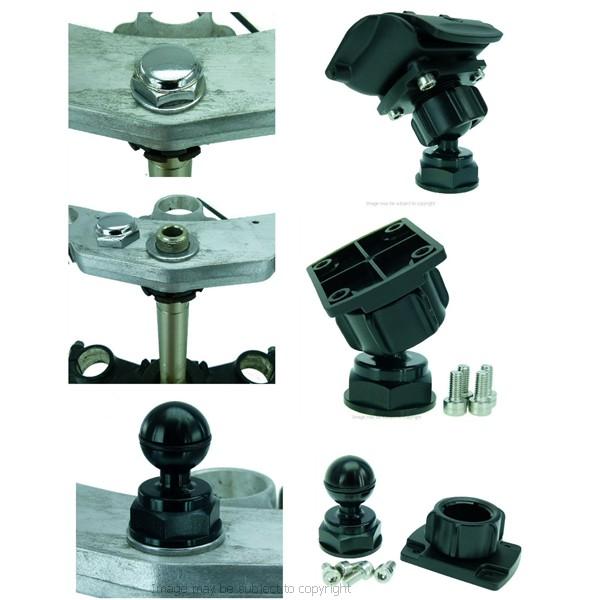 Yoke 50 Motorcycle Yoke Cap GPS Mount for TomTom Rider 500 - 550 (sku 54896) - BuyBits Ltd UK