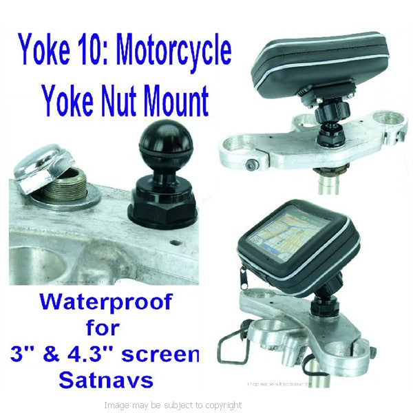 Yoke 10 - GPS SatNav Honda Motorcycle Yoke Nut Cap Mount (sku 16720)