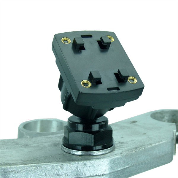 Motorcycle Yoke Cap GPS Mount with 4 Prong Attachment System - Yoke 30 (sku 19360)