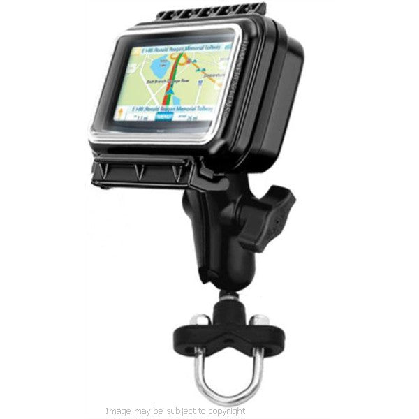 RAM AQUA WATERPROOF BOX for Navman S80 with Motorcycle, Motorbike, Bike, Bicycle Handlebar Mount RAM-B-149-AQ6U (SKU 9710)