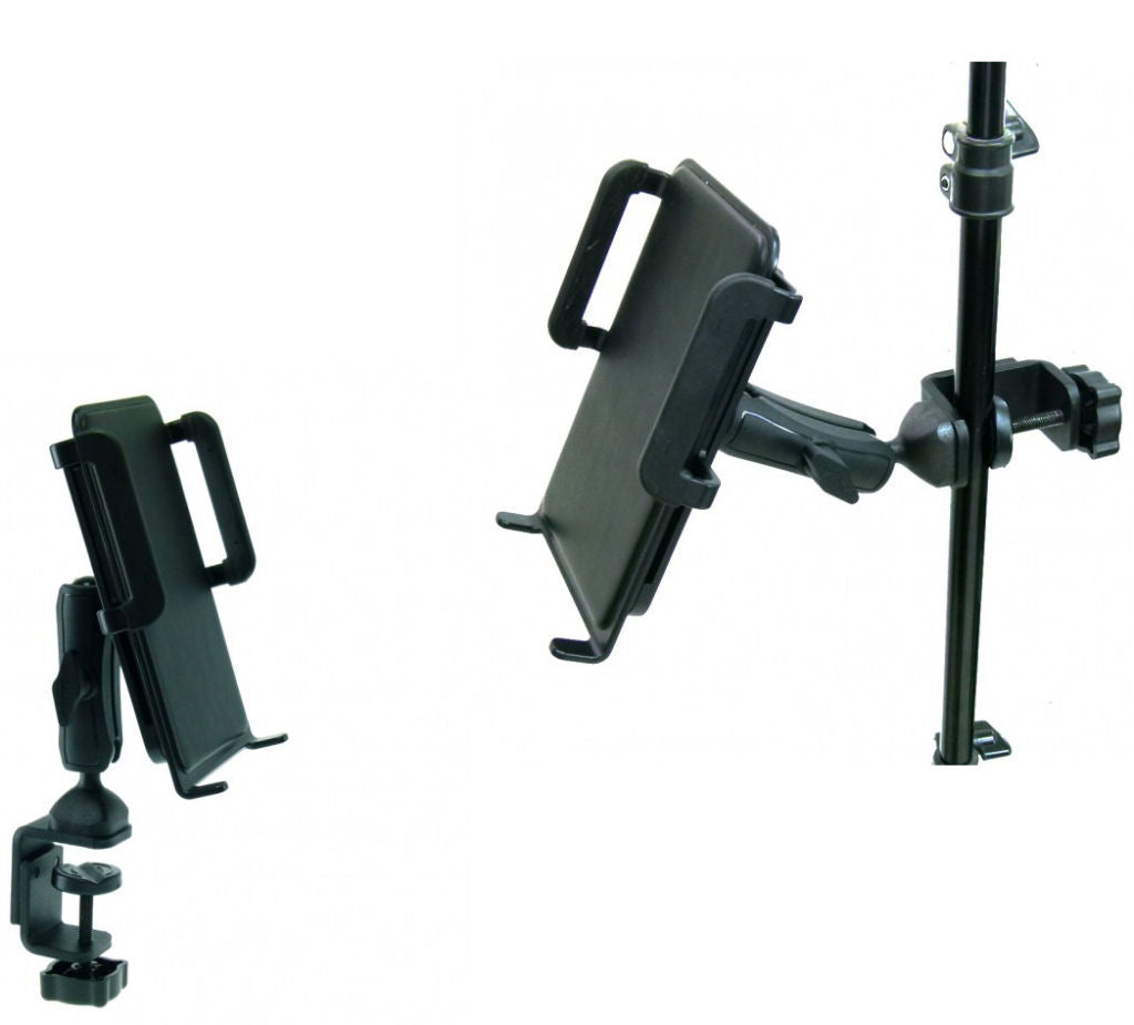 Heavy Duty Adjustable Clamp Music Stand - Counter TopTablet Mount for Amazon Fire HD 10.1" (sku 33042)