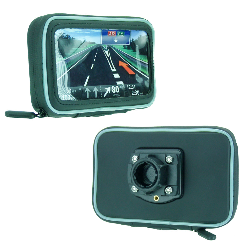 5.5" GPS Water Resistant Satnav Case with 1" Socket Adapter  (sku 19318)