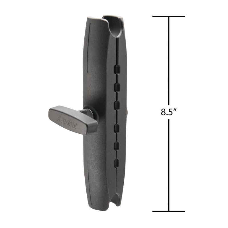 Arkon SPRM3885 Robust Series 8.5 inch Metal Mount Shaft - 38mm Ball Compatible (sku 53793) - BuyBits Ltd UK