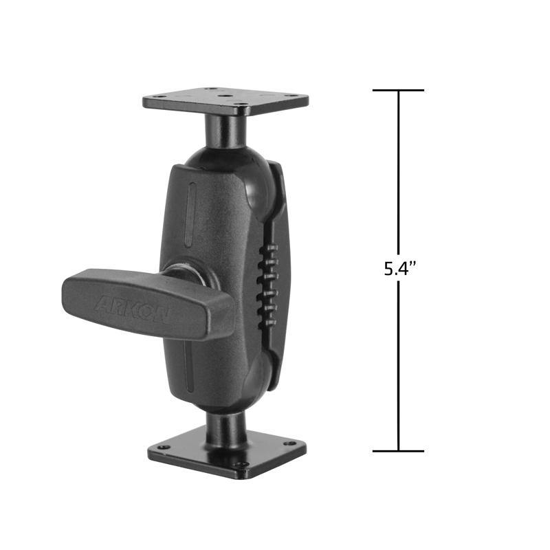 Arkon RM38352XMAMPS Heavy-Duty Metal AMPS Mount - 38mm Ball Compatible (sku 55951) - BuyBits Ltd UK