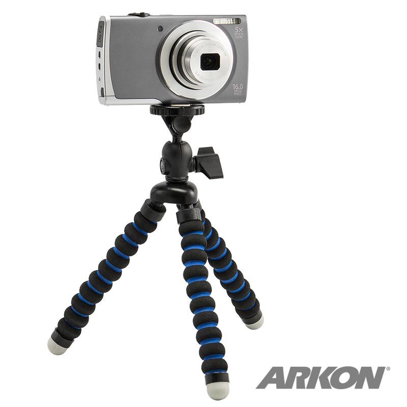 Arkon CMPTRI Mini Tripod Camera Mount for Canon Sony Fujifilm Samsung and Small Digital Cameras (sku 41241)