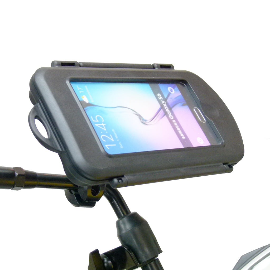 Motorcycle Scooter Mirror Mount &amp; Waterproof Case for Samsung Galaxy S6 (sku 31308)