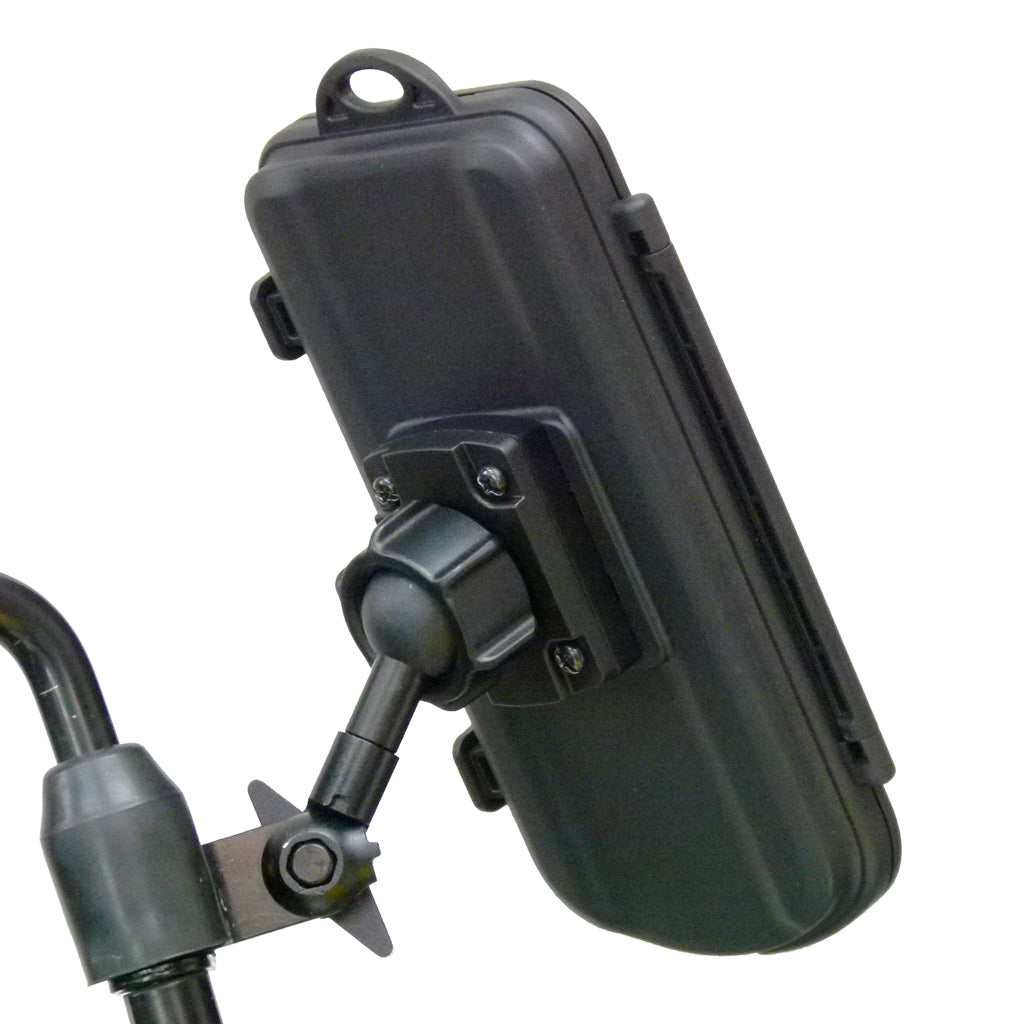 Waterproof M8 - M10 Motorcycle Mirror Bike Mount for Samsung Galaxy S9 (sku 44768)