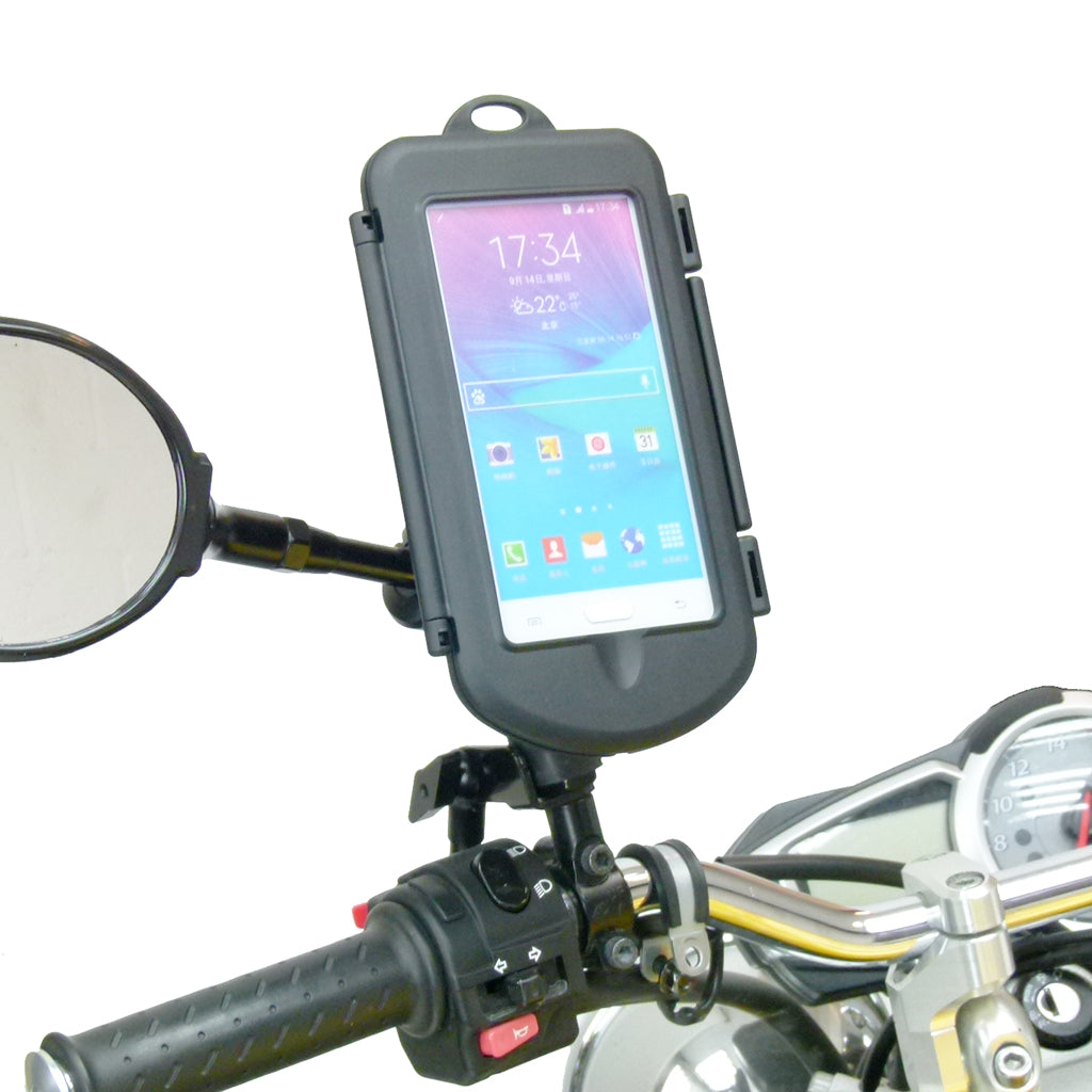 Mirror Mount & Waterproof Case for Samsung Galaxy Note 4 (sku 30288)