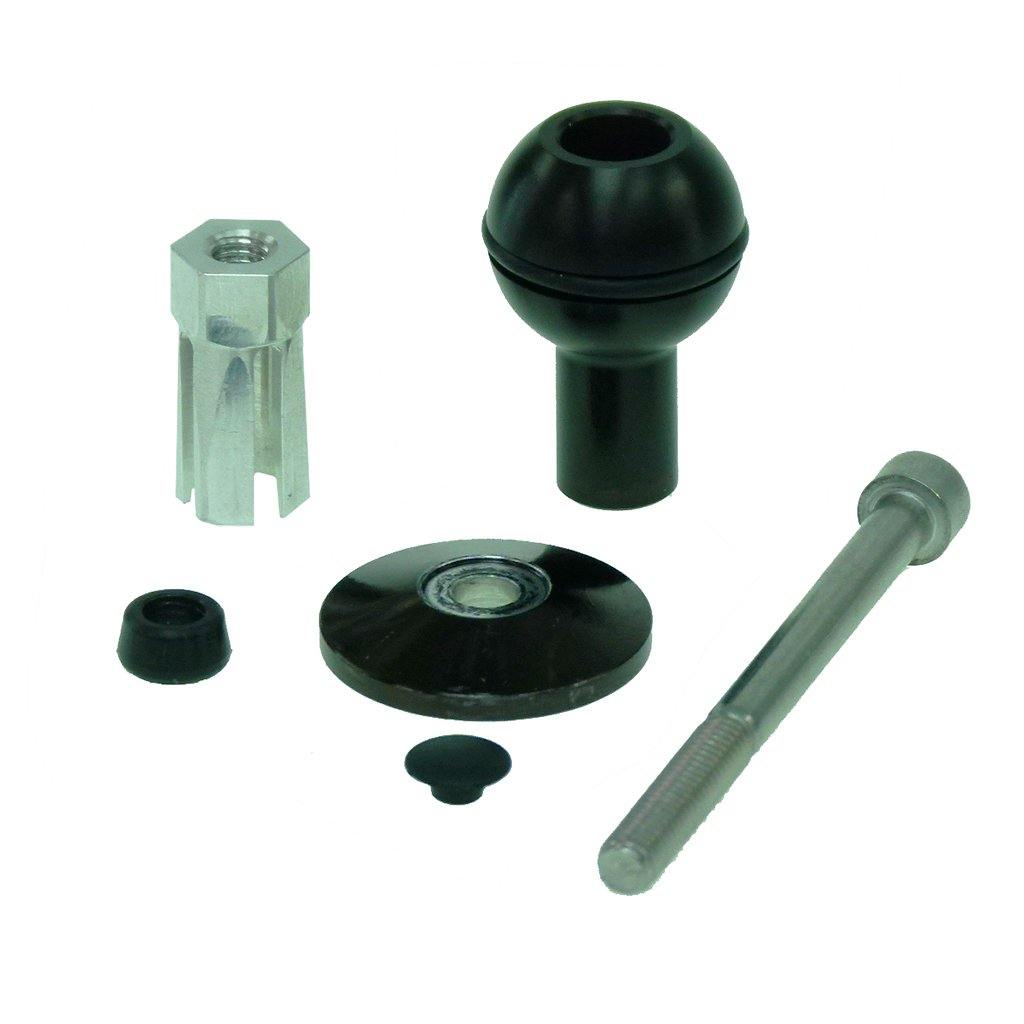12mm Hexagon Hole GPS Mount fits Honda Blackbird &amp; Kawasaki Motorcycles for 3 Prong Cases (sku 19780) - BuyBits Ltd UK