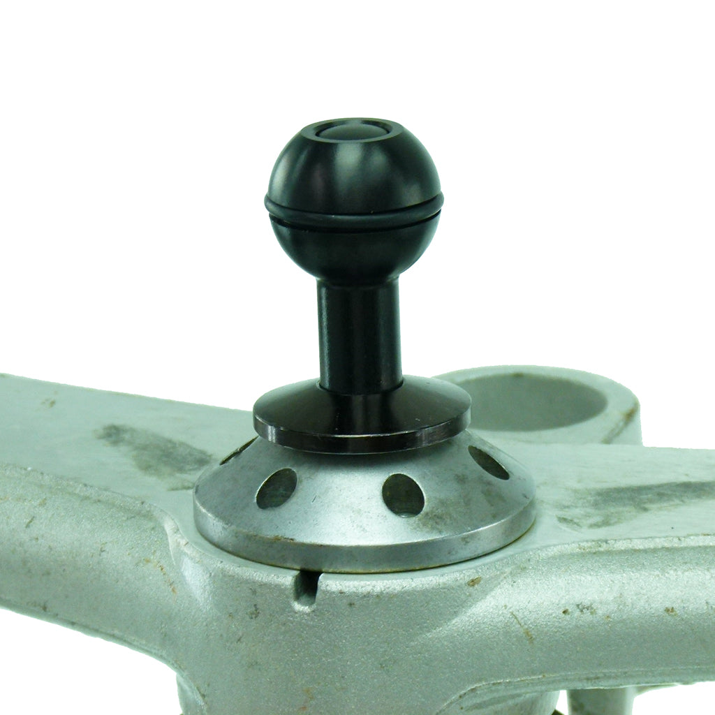 14mm Hexagon Hole Bike GPS Mount with 1" / 25mm Ball Base (sku 60000)