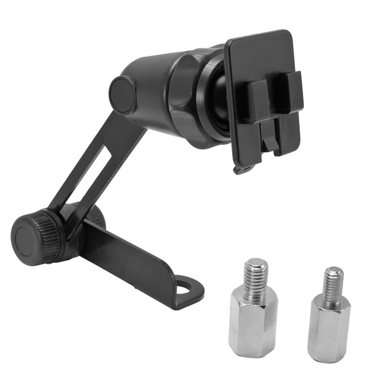 Arkon MMM01 Motorcycle Mirror Post Mounting Pedestal - Dual-T Compatible (sku 41172)