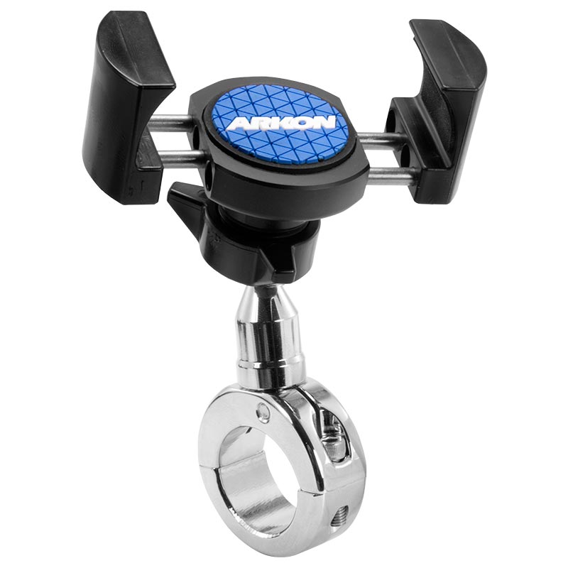 Arkon RVMC2C RoadVise Motorcycle Phone Mount - Chrome Aluminum (sku 41155)