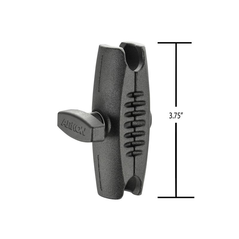 Arkon SPRMET Robust Series Metal Mount Shaft – 25mm (1 inch) Ball Compatible (sku 53792) - BuyBits Ltd UK