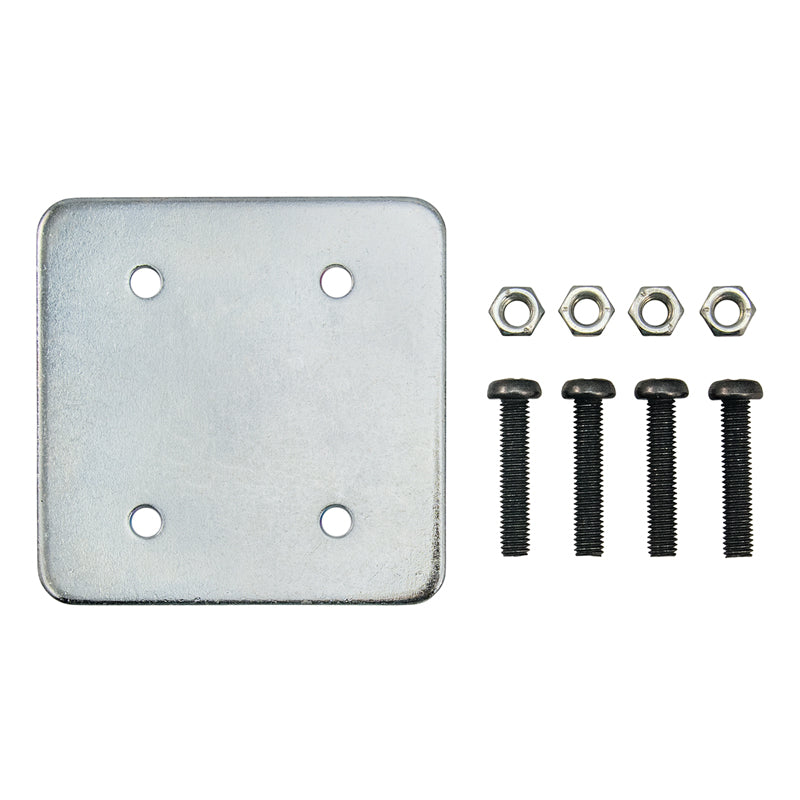 Arkon SPAMPSPLATE Square Mounting Backer Plate with 4-Hole AMPS Drill-Base Pattern (sku 43953)