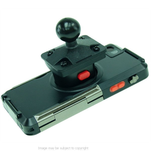 Waterproof TiGRA Sport ArmorGuard Mount CASE for iPhone 5C with 1" Ball (sku 31959)