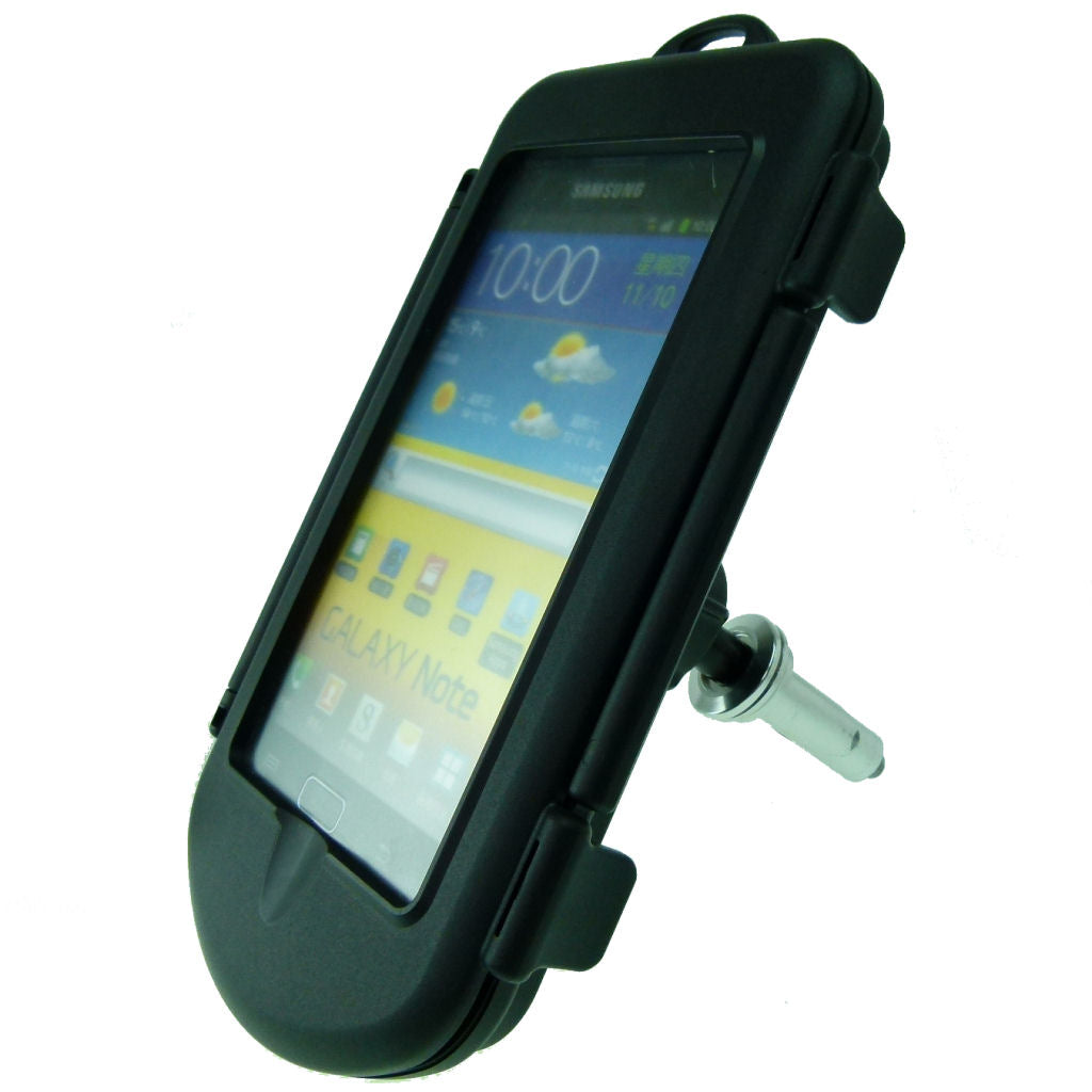 13.3-14.7mm Motorcycle Yoke Stem Mount with Waterproof Case for Samsung Galaxy Note (sku 31878)