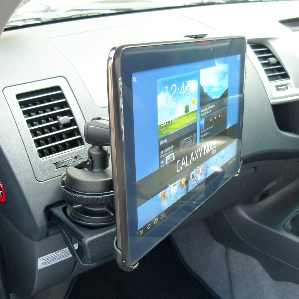 Dedicated Vehicle Car Drink - Cup Holder Base Tablet Mount for Samsung Galaxy Note 10.1 2013 (sku 31753)