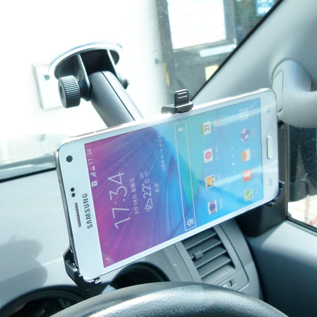 15cm Long Samsung Galaxy Note 4 Car Window Mount Holder (sku 31645)