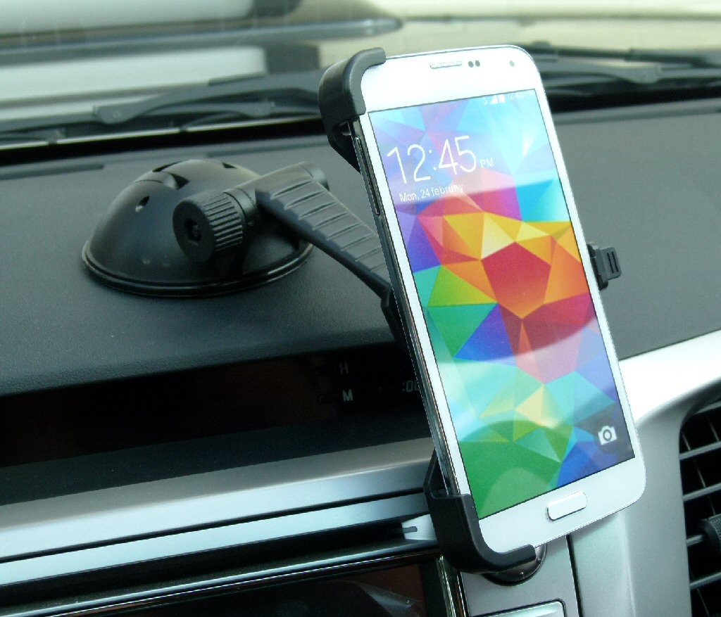Multisurface Car Dashboard - Desk Suction Mount for Galaxy S5 (sku 19397)
